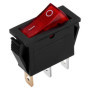 Geieold Interrupteur a bascule ON OFF Bipolaire 28x10mm 250V 15A ROUGE 3 Bornes