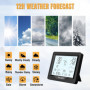 Raddy MN6 Lite Station météo 5 en 1 avec capteur extérieur, moniteur de température, humidité, pression atmos, DCF, prévisions m