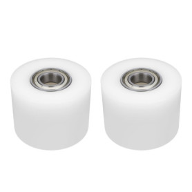 ECSiNG Lot de 2 Rouleaux de Transpalette 80 X 60 en Polyamide Et Nylon Compatibles avec Les Roues de Transpalette avec Roulement