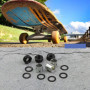 eMagTech Planche à roulettes de Vitesse Kit Standard de Planche à roulettes Rondelles Spacers Écrous pour Palier Réparation Reco