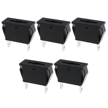 eMagTech Lot de 5 Porte-fusibles à Lame Standard pour Voiture, camionnette, Moto, Scooter, Quad, Bateau, Tracteur 12 V 30 A
