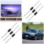 ECSiNG 20x Diode de Redressement SR5100 5A 100V Diode de Panneau Solaire à Faible Fuite Inverse Haute Efficacité pour Télévision
