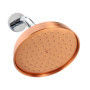 Tête de Douche, Tête de Douche Pluie en Cuivre, Tête de Ronde de Pluie Installée au Mur ou Plafond Rouge