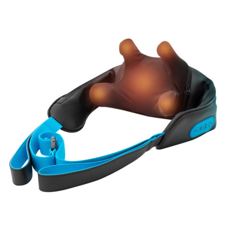 HoMedics Masseur Cervical Portable Chauffant à Pétrissage - Appareil de Massage Cervical Électrique Sans fil pour la Nuque et le