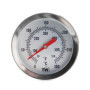 Thermometer World Thermomètre pour huile de friture en acier inoxydable avec clip 150 mm