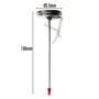 Thermometer World Thermomètre pour huile de friture en acier inoxydable avec clip 150 mm