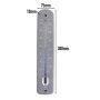 Grand thermomètre extérieur – 380 mm thermomètre de jardin extérieur pour une utilisation dans le jardin, serre, patio, terrasse