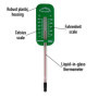 Brannan Sonde thermomètre de sol de jardin – Accessoires de serre idéaux pour mesurer la température du sol pour planter et seme