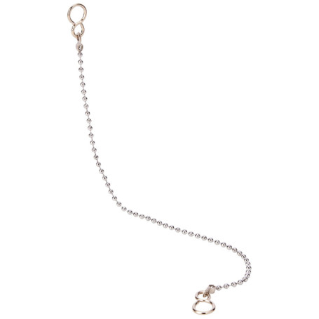 Bulk Hardware BH02250 Chaîne d'évier à billes avec crochet S Chromée, 300 mm