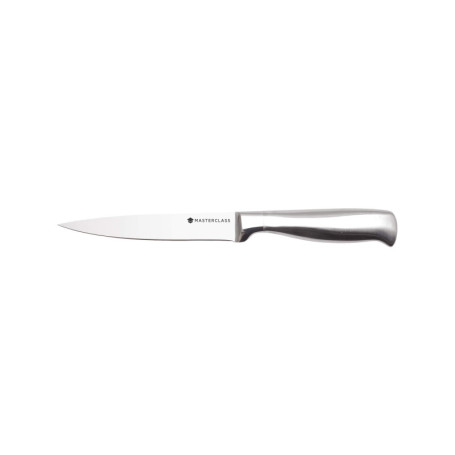 MasterClass Acero Deluxe Couteau de cuisine en acier inoxydable au carbone, 12 cm (4.5")