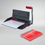 GBC CombBind CB12 4410060 Relieuse manuelle pour 165 feuilles A5/A4, design compact et léger, perfore 12 feuilles, noir/argenté