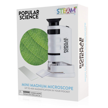 WOW! STUFF Mini-Magnum Microscope de Poche pour Enfant