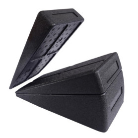 CampTeck U7259 Slant Board, Planche Étirement Mollet en Mousse Multi-Angles 3 Pièces, Planche Inclinée Squat, Squat Wedge - Noir