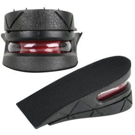 Augmentateur de hauteur, support d'entraînement à coussin d'air pour les pieds, semelles intérieures à bulles d'air - Semelles c