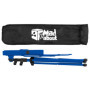 Mad About MA-MS04 Stand de musique pliable - Support de partitions portable et facile à plier avec sac de transport - Bleu