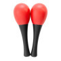 Mad About MAR01 Mini Maracas en Rouge Oeuf Shaker Maracas Paire de Percussions pour écoles et groupes de Percussion