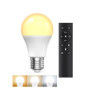 Ampoule E27 LED avec Telecommande, ampoules led 9W(équivalent 60W) Ampoule LED E27 Dimmable 3000K-6000K, Ampoule Télécommande av