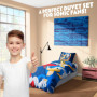SONIC THE HEDGEHOG Housse de Couette et Taie d'oreiller Garçon, 1 Set de Linge de Lit pour Enfant et Ado