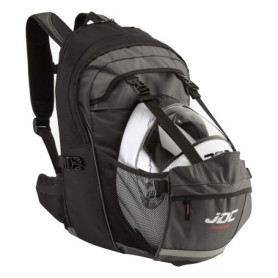 JDC Sac à Dos Moto étanche 24 L avec Espace pour Le Casque, Extensible à 36 L – Frontier