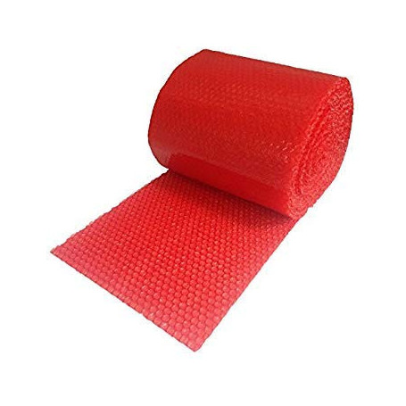 Diamond Packaging 1 rouleau de papier bulle antistatique rouge. Taille : 750 mm x 25 m. Idéal pour fournir une protection physiq