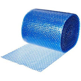 Emballage diamant 1 rouleau – Antistatique bulles bleues Taille : largeur : 750 mm x 50 m. Idéal pour fournir une protection phy