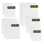 Artme Panneaux en toile/Panneaux 20pk - 15x20,20x20,30x30,24x30,30x40cm Tailles assorties / 280GSM / 100% Coton/Blank/Triple app