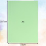 Lot de 50 feuilles de papier cartonné A4 vert menthe 160 g/m² pour imprimante photocopieuse