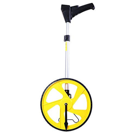 TOPWAY Roue de Mesure de Distance Numérique 9999.9m avec Poignée Télescopique 70-100cm, Écran LCD et Sac de Rangement, pour Mesu