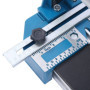 KATSU 600mm Coupe-Carreaux Manuel Professionnel avec Rail Coulissant Unique et Guide Laser, Aluminium Base, pour Coupe de Précis
