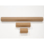 ShieldUp Lot de 3 tubes postaux en carton solide Diamètre 25 mm 330 mm, 100 mm et 50 mm de long