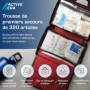 Active Era Trousse de Premiers Secours 320 Pièces – Kit De Survie Complet avec 2 Packs de Froid Instantané, Couverture de Survie