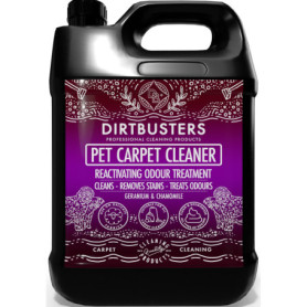 Dirtbusters Shampooing Nettoyant Moquette Traite Les Tâches et Neutralise Les Odeurs Animales, Parfum Huiles Essentielles Gérani