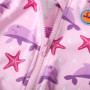 Swimbubs Maillot de Bain Anti-UV pour bébé garçon Protection Solaire Rashguard UPF50, Dauphin Rose, 3 Mois