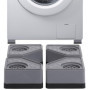 Belle Vous Lot de 4 Patins Anti Vibration Machine A Laver - Patin Machine à Laver & Sèche-Linge Anti-Dérapant, Anti-Bruit & Anti
