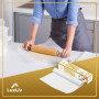 LuxLiv® Rouleau de papier sulfurisé blanc 300 mm (30 cm) x 164 ft (50 m) pour la cuisson, accessoires pour pain au levain, roule