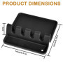 Repose Ustensiles De Cuisine En Silicone, Repose Cuillère Cuisine Noir, Pose Cuillère Cuisine, Porte Ustensiles Cuisine Noir, Sa