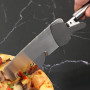 Roulette à pizza professionnelle en acier inoxydable, multifonction, avec pelle à pizza, anneau de suspension pour le lavage au 