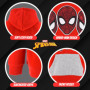Spiderman Sweat à Capuche pour Garçons, Sweatshirt Textile Doux, Sweat Cadeau pour Enfants, Taille 4 Ans | Rouge