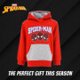 Spiderman Sweat à Capuche pour Garçons, Sweatshirt Textile Doux, Sweat Cadeau pour Enfants, Taille 4 Ans | Rouge