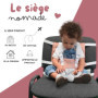 Chaise Enfant Portable, Siège Bébé Facile à Transporter, et Lavable, Harnais Chaise Haute Bébé 6 Mois à 3 Ans avec Sangle de Séc