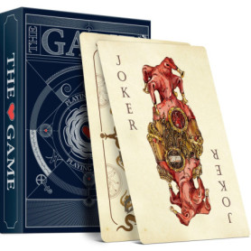 Hungry Minds The Game Jeu de Cartes - Jeu de 54 Cartes de Poker Professionnelles - Cartes à Jouer Standard de Сollection Vintage