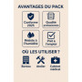 Affichage Obligatoire entreprise 2025 - Conforme au Code du Travail 2025 – Lot de 2 affiches adhésives (21x30cm) + 1 Affiche Int