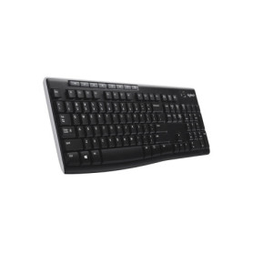 Logitech K270 Clavier Sans Fil pour Windows, Clavier US International QWERTY - Noir