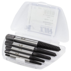 TJR® Lot de 5 extracteurs de vis en spirale Tailles #1 à #5 pour M3-M8 – Extracteur de boulons dénudés multi-cannelures facile