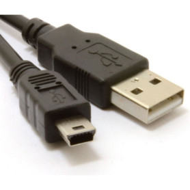 2 m 1,8 m Mini USB mâle vers mâle câble de synchronisation 1 m USB 2.0 A – 5 broches mini B appareil photo/GPS, TomTom, GPS, Gar