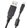 De haute qualité – Câble USB – Câble USB pour appareils photo numérique Olympus CB-USB5/CB-USB6 – Modèle compatible avec Olympus