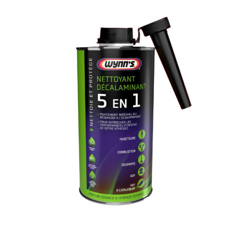 Wynn's Nettoyant Décalaminant Essence - Nettoyage Complet Injecteurs, Soupapes et Chambre de Combustion - Réduction des Émission