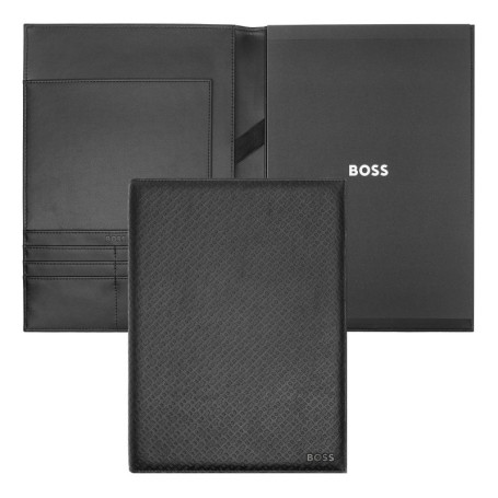 HUGO BOSS Monogram Folder L Black