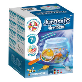 Science4you Creatures Jurassiques pour Enfants 6+ Ans - Élevez des Dragons d'eau avec ce Kit Artemias et Aquarium Jouet pour Enf