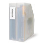 Djois made by 3L 10320- Sachet de 12 Porte-étiquettes adhésives, 35 x 75 mm, étiquettes classeurs, corbeilles à courrier, tiroir